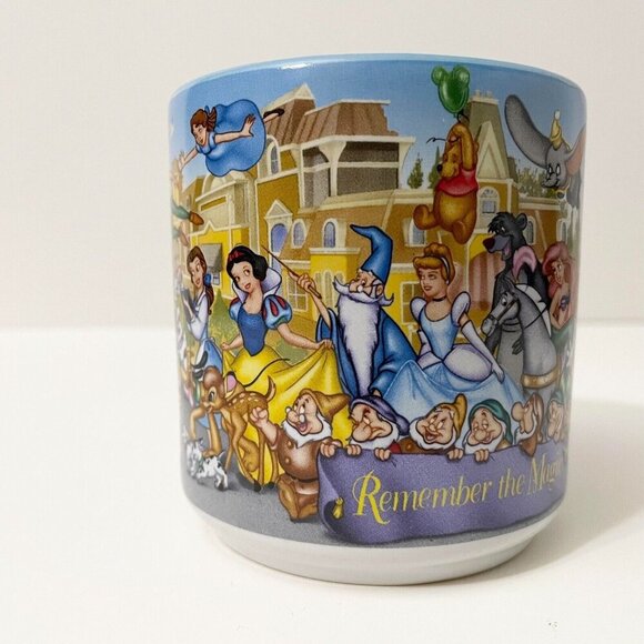 Vintage 1996 25th Anniversary Walt Disney World Remember the Magic Mug - Picture 15 of 16